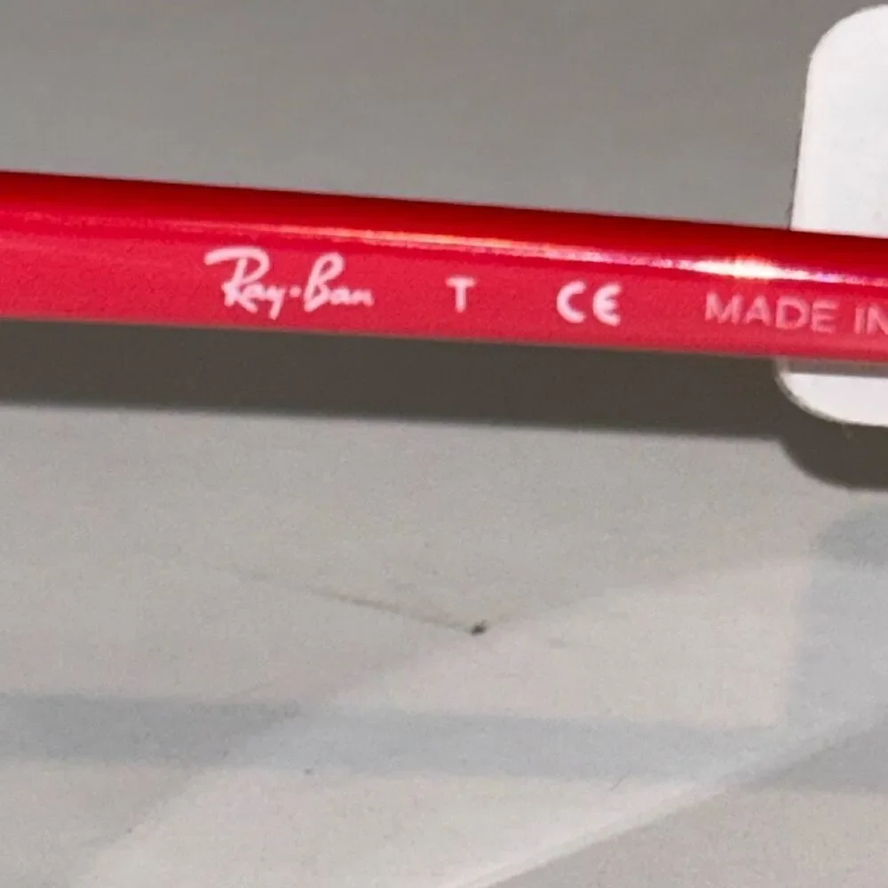 NEW Ray Ban 7173 5950 49 20 145 pink/clear glasses Rx w/case